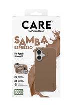 PanzerGlass CARE by ® Fashionable Case Samba Espresso w. MagSafe iPhone 17