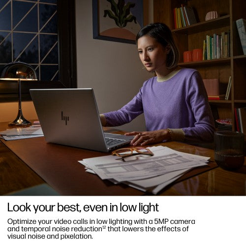 HP EliteBook 6 G1a Next Gen AI PC Wolf Pro Security Edition Copilot+ PC AMD Ryzen AI 7 350 Laptop 35.6 cm (14") 2.5K 32 GB DDR5-SDRAM 1 TB SSD Wi-Fi 7 (802.11be) Windows 11 Pro Silver