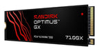 SanDisk Optimus GX 7100X 4 TB M.2 PCI Express 4.0 NVMe TLC 3D NAND
