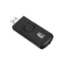 Adesso SCR-200 smart card reader Indoor USB USB 2.0 Black