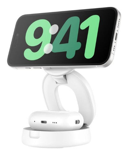 Belkin WIZ035MYWH mobile device charger Smartphone, Headset White USB Wireless charging Fast charging Indoor