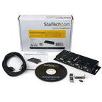 StarTech.com 4 Port USB to DB9 RS232 Serial Adapter Hub – Industrial DIN Rail and Wall Mountable - TAA