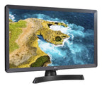 LG HD 24TQ510S-PZ 59.9 cm (23.6") Smart TV Wi-Fi Black, Grey 250 cd/m²