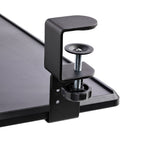 StarTech.com Under-Desk Keyboard Tray, Clamp-on Ergonomic Keyboard Holder, Up to 12kg (26.5lb), Sliding Keyboard and Mouse Drawer with C-Clamps, Height Adjustable Keyboard Tray (3.9/4.7/5.5 in) - TAA