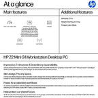 HP Z2 G1i Intel Core Ultra 7 265 16 GB DDR5-SDRAM 1 TB SSD Windows 11 Pro Mini PC Workstation AI Workstation, AI PC Black