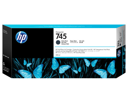 HP F9K05A/745 Ink cartridge black matt 300ml for HP DesignJet Z 2600