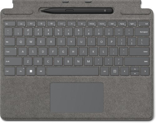 Microsoft Surface Pro Signature Keyboard w/ Slim Pen 2 QWERTY Microsoft Cover port Platinum