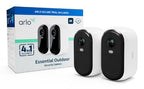 Arlo Essential 2K Outdoor Security Camera, 2-pack