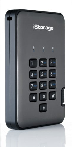 iStorage diskAshur PRO² HDD 500GB | Secure Portable Hard Drive |FIPS 140-2 Level 2, NCSC CPA, NLNCSA BSPA & NATO Restricted | AES-XTS 256-bit Hardware Encryption | PIN protected | OS & Platform Independent |GDPR, TAA Compliant|Brute force hack defence | D