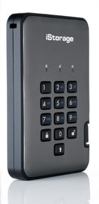iStorage diskAshur PRO² HDD 3TB | Secure Portable Hard Drive |FIPS 140-2 Level 2, NCSC CPA, NLNCSA BSPA & NATO Restricted | AES-XTS 256-bit Hardware Encryption | PIN protected | OS & Platform Independent |GDPR, TAA Compliant|Brute force hack defence | Dus