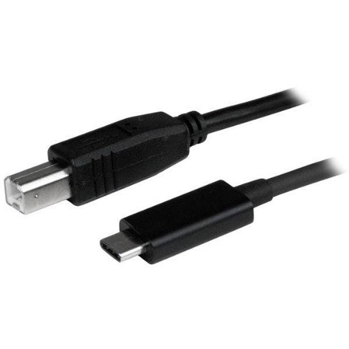 StarTech.com 3ft (1m) USB-B to USB-C Cable, Data Cord, USB 2.0, USB-C Data Transfer Cable