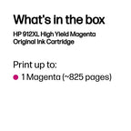HP 3YL82AE/912XL Ink cartridge magenta high-capacity, 825 pages 10.4ml for HP OJ Pro 8010/e/8020