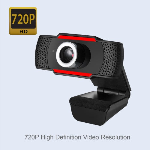 Adesso CyberTrack H3 webcam 1.3 MP 1280 x 720 pixels USB 2.0 Black, Red