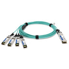 AddOn Networks ADD-QHPCSCI-AOC10M InfiniBand/fibre optic cable 10 m QSFP+ 4x SFP+ AOC Aqua colour