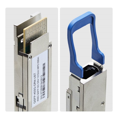 StarTech.com MSA Uncoded QSFP-DD Module, 400Gbps Single Mode Fiber (SMF), 500m [1640ft], MPO Transceiver, 1310nm