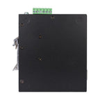 Tripp Lite NGI-M08C2 8-Port Managed Industrial Gigabit Ethernet Switch - 10/100/1000 Mbps, 2 GbE SFP Slots, -40° to 75°C, DIN Mount