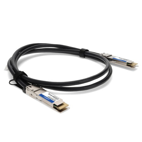 AddOn Networks QDD-400-CU0-5M-AO InfiniBand/fibre optic cable 0.5 m QSFP-DD DAC Black