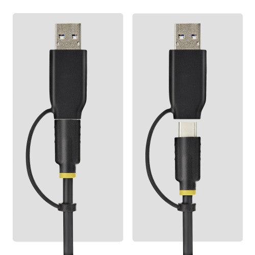 StarTech.com USB-C/USB-A to M.2 NVMe Dock Adapter, 10Gbps, Tool-Free External M.2 NVMe SSD Reader, B+M/M-Key