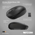 Incase Designed by Microsoft Wireless Mobile 1850 mouse Travel Ambidextrous RF Wireless Optical