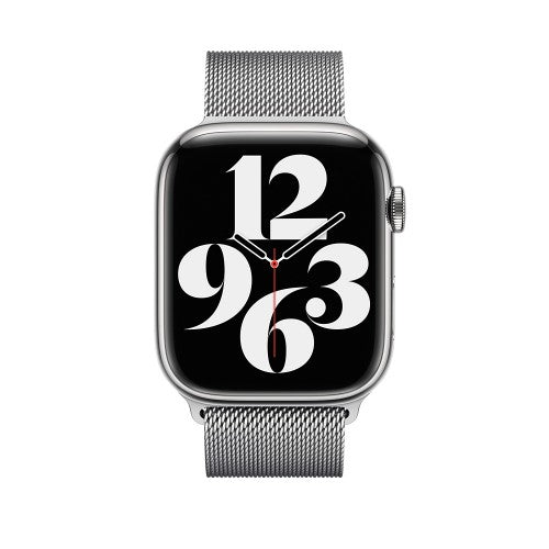 Apple 45mm Silver Milanese Loop