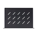 StarTech.com 1U Vented Server Rack Shelf, 12in/31.5cm Mounting Depth, Cantilever Tray For 19" Rack/Cabinet, SPCC Steel, Max 25lb/11.3kg, Includes Cage Nuts/Screws