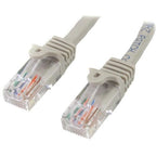 StarTech.com Cat5e Ethernet Patch Cable with Snagless RJ45 Connectors - 0.5 m, Gray