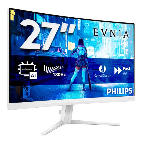 Philips Evnia 5000 27M2C5201L/00 computer monitor 68.6 cm (27") 1920 x 1080 pixels Full HD LCD White