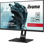 iiyama G-MASTER Unleash your full gaming potential with the 165Hz GB3271QSU Red Eagle guaranteeing 1ms MPRT