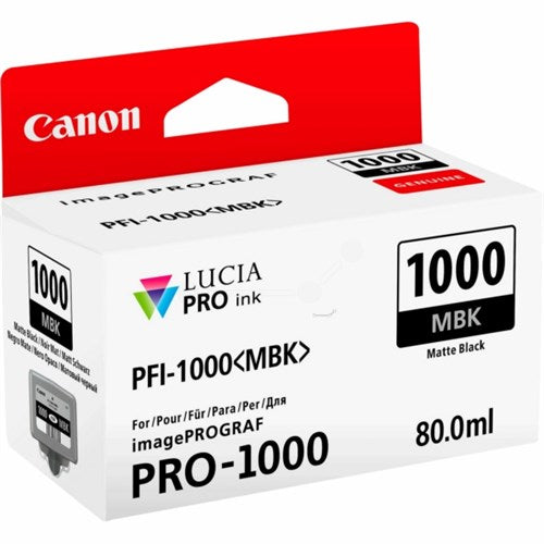 Canon 0545C001/PFI-1000MBK Ink cartridge black matt, 5.49K pages 80ml for Canon Pro 1000