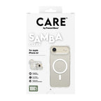 PanzerGlass CARE by ® Fashionable Case Samba Transparent w. White MagSafe iPhone Air