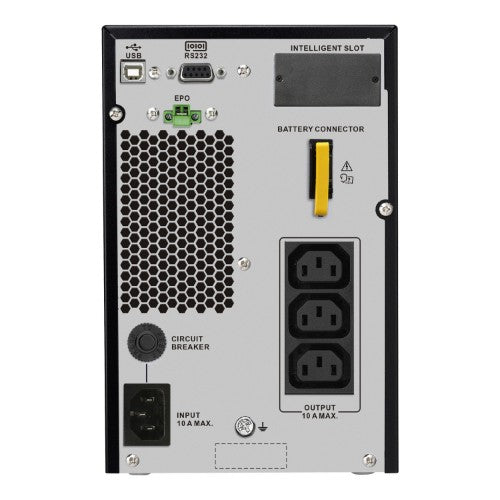 APC SRV1KI-E uninterruptible power supply (UPS) Double-conversion (Online) 1 kVA 900 W 3 AC outlet(s)