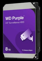 Western Digital Blue Purple internal hard drive 8 TB 5400 RPM 256 MB 3.5" Serial ATA III