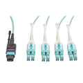 Eaton N844-02M-8LC-PT InfiniBand/fibre optic cable 2 m MPO/MTP LC OFNP Aqua colour, Black