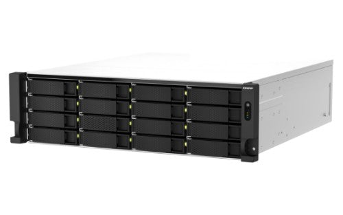 QNAP TS-H2287XU-RP NAS Rack (3U) Intel Xeon E E-2378 64 GB DDR4 0 TB QuTS hero Black, White