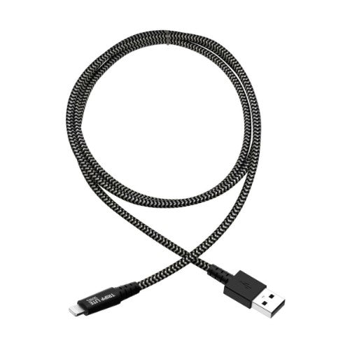 Tripp Lite M100-010-HD Heavy-Duty USB-A to Lightning Sync/Charge Cable, MFi Certified - M/M, USB 2.0, 10 ft. (3.05 m)