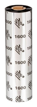 Zebra 1600 Wax, 110mm x 450m, 25mm Core | 18/Box