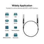 TP-Link Omada 1M Direct Attach SFP+ Cable for 10 Gigabit Connections