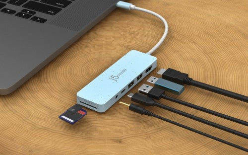 j5create JCD373EC - USB-C® Multi-Port Hub with Power Delivery