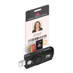 Adesso SCR-200 smart card reader Indoor USB USB 2.0 Black