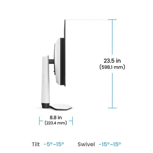 BenQ EX321UZ computer monitor 80 cm (31.5") 3840 x 2160 pixels 4K Ultra HD OLED White