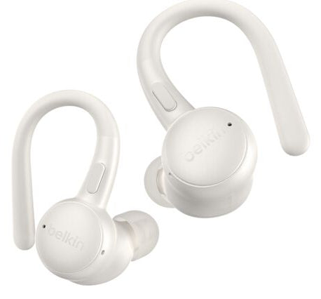 Belkin SoundForm ActiveFit Headset Wired & Wireless Ear-hook Calls/Music USB Type-C Bluetooth White