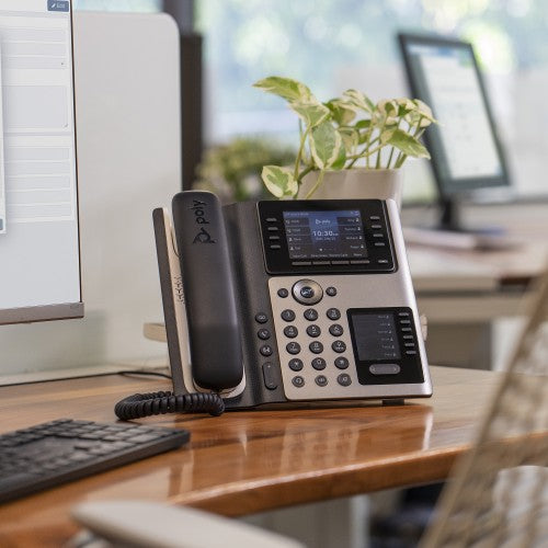 HP Poly Edge E400 IP Phone and PoE-enabled