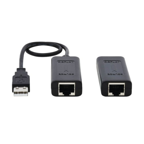 Tripp Lite B203-101-POC 1-Port USB over Cat5/Cat6 Extender Kit with Power over Cable - USB 2.0, Up to 164.04 ft. (50M), Black