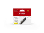 Canon 6121C001/CLI-531Y Ink cartridge yellow, 515 pages ISO/IEC 19752 191 Photos 8.2ml for Canon Pixma TS 8750