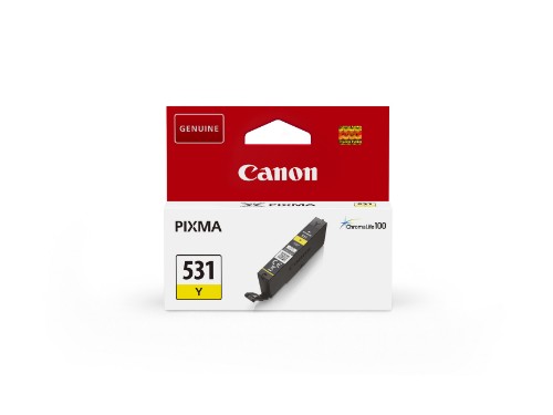 Canon 6121C001/CLI-531Y Ink cartridge yellow, 515 pages ISO/IEC 19752 191 Photos 8.2ml for Canon Pixma TS 8750