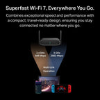 TP-Link BE3600 Wi-Fi 7 wireless router 2.5 Gigabit Ethernet Dual-band (2.4 GHz / 5 GHz) Black