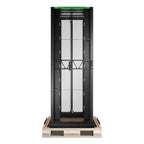 APC NetShelter SX Advanced Rack, High Strength, 48U, 2258H x 800W x 1295D mm, with Shock Package, Black