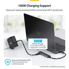 StarTech.com 4-Port USB-C Hub, 10Gbps, 100W PD Charging, 4x USB-C Ports, Overcurrent Protection, PCR Aluminum, For MacBook / Dell / ThinkPad / HP / iPad / Tablet