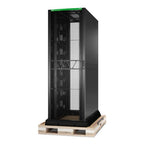 APC NetShelter SX Advanced Rack, High Strength, 48U, 2258H x 750W x 1295D mm, with Shock Package, Black