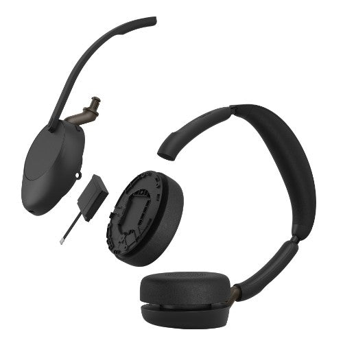 Jabra Evolve3 65 UC - USB-A with Dongle - Stereo (Charging Stand)